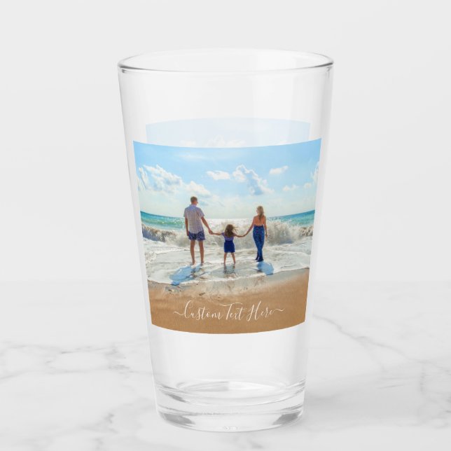 Votre cadeau de verre photo préféré avec texte per (Devant)