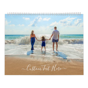 Votre calendrier photo personnalisé avec texte per