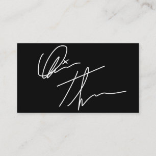 Votre Carte de visite de signature personnalisé