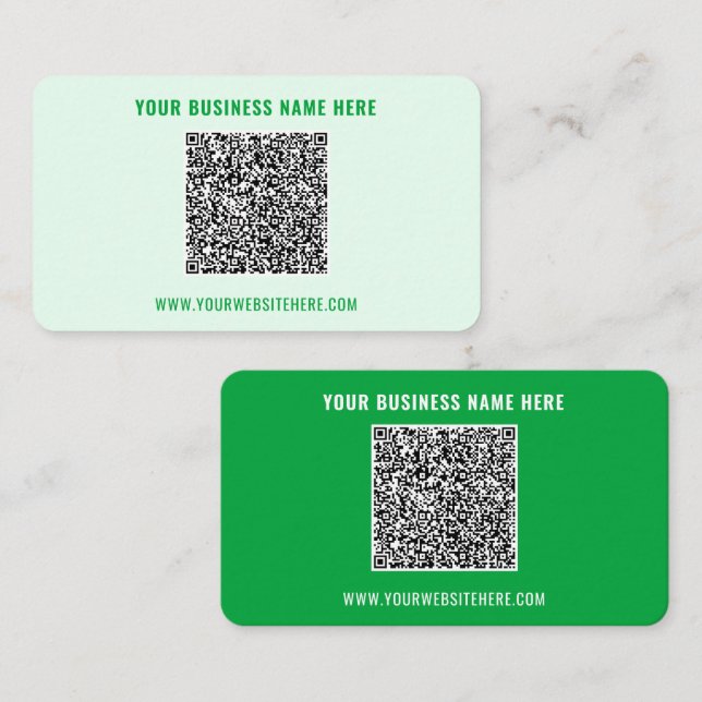 Votre Carte de visite de texte et de couleurs pers (Devant / Derrière)