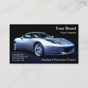 Votre carte de visite de voiture d'argent de