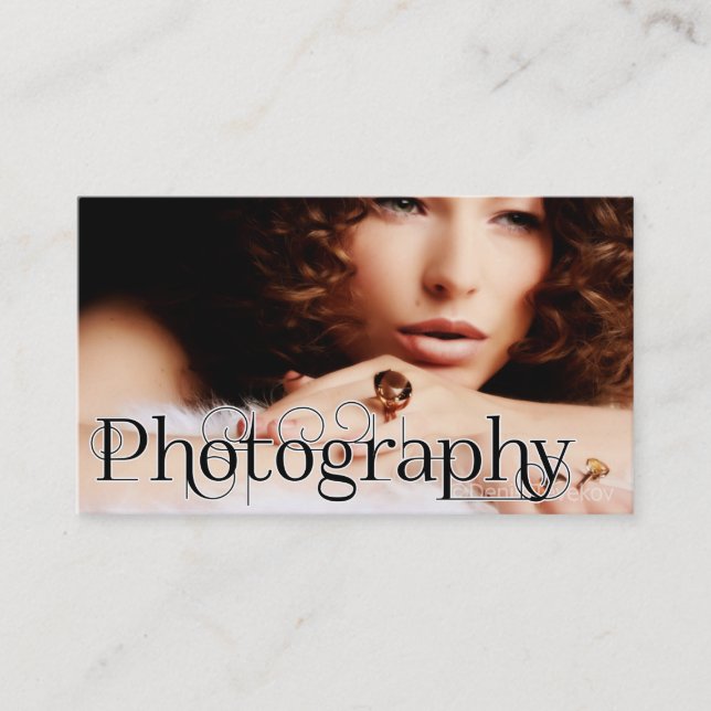 Votre carte de visite t de photographie de photo (Devant)