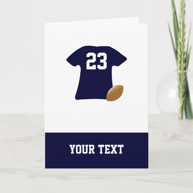 Votre chemise du football avec la carte (Devant)