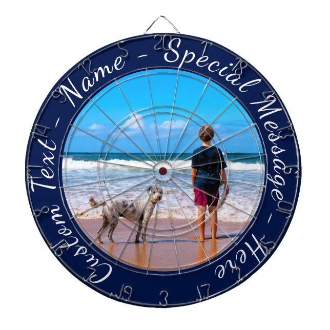 Votre Cible de flechettes de photo pour animaux de (Devant)