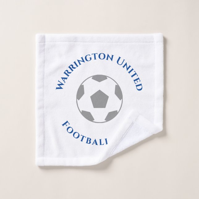 Votre club de football Nom linge (Gant de toilette)
