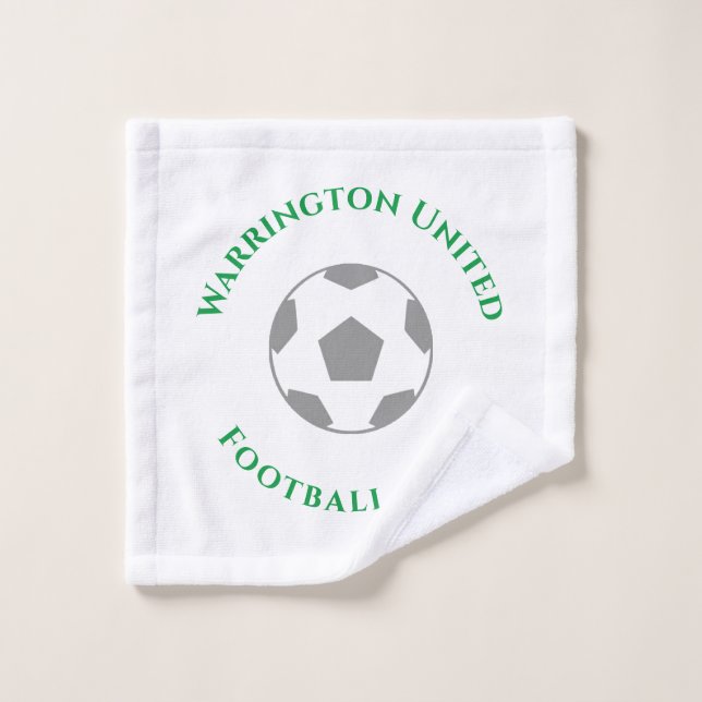 Votre club de football Nom linge (Gant de toilette)