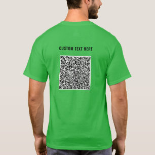 Votre code QR avec le texte personnalisé T-shirt p
