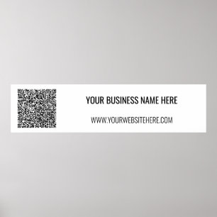 Votre code QR et votre affiche promotionnelle de t