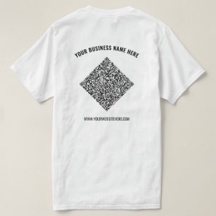 Votre code QR et votre Modèle T-Shirt d'affaires t