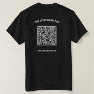 Votre code QR promotionnel de design T-shirt d'aff