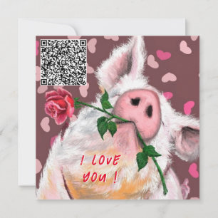 Votre Code QR Souhaitez la carte Saint Valentin en