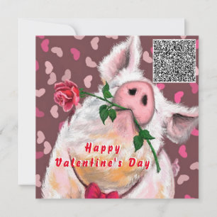 Votre Code QR Souhaitez la carte Saint Valentin en