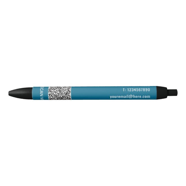Votre code QR Texte personnalisé Stylo promotionne (Devant)