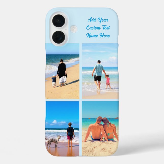 Votre coque iphone Collage Photo avec texte person (Verso)