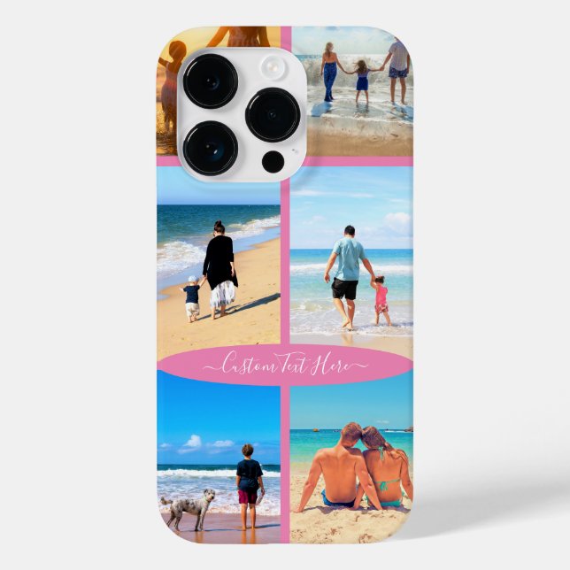 Votre coque iphone Collage Photo avec texte person (Verso)