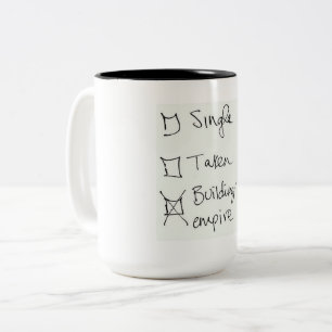 Votre coutume tasse à deux tons de 15 onces