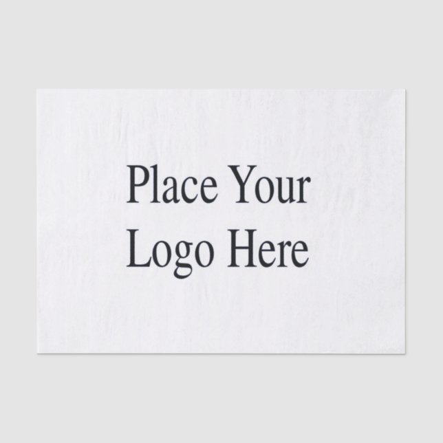 Votre de logo papier de soie de soie ici (Recto)