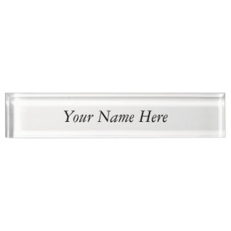 Votre de nom plaque signalétique ici