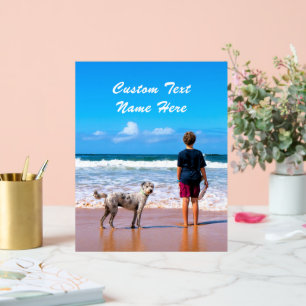 Votre enseigne acrylique de photo préférée avec te
