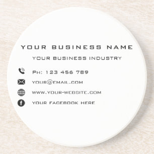 Votre entreprise Bureau Dessous de verre promotion