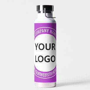 Votre entreprise Logo Bouteille d'eau Exemple Text