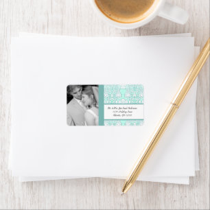 Votre Étiquette de adresse de mariage de destinati