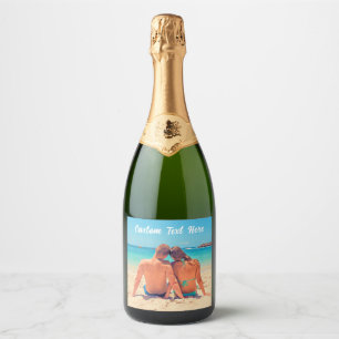 Votre étiquette de vin pétillant personnalisée ave