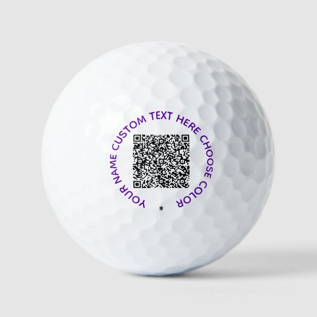 Votre exemple de balles de golf avec texte personn (Recto)
