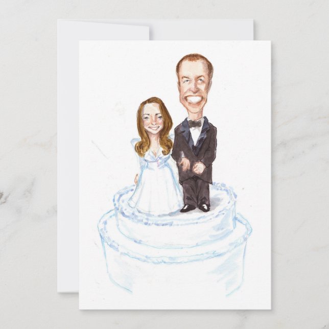Votre Faire-part de mariage Kate/William personnal (Devant)