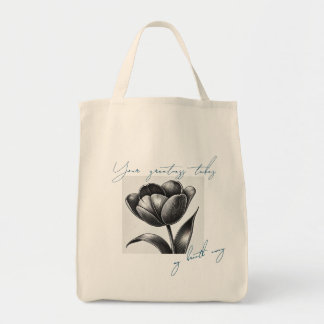 "Votre grandeur - Sac fourre-tout inspirant de la 