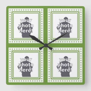 VOTRE horloge murale faite sur commande de couleur