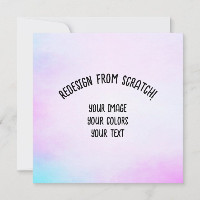 Votre image ici - Créez votre propre invitation (Devant)