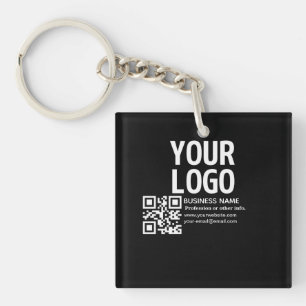 Votre logo avec code QR et texte modifiables 