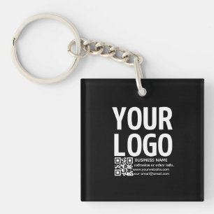 Votre logo avec code QR et texte modifiables 