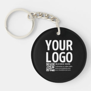 Votre logo avec code QR et texte modifiables 