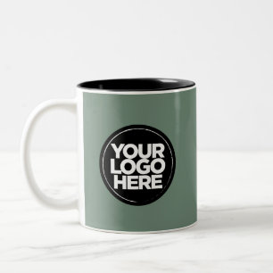 Votre logo Couleurs spéciales Sage Green Mugs Modè