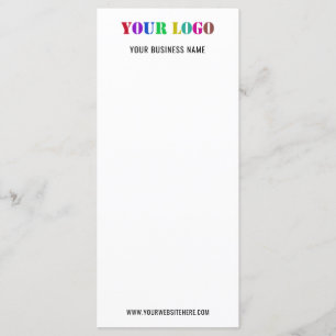 Votre logo d'entreprise et menu d'affaires de text