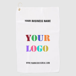 Votre logo d'entreprise et votre serviette de golf