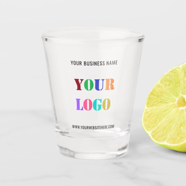 Votre logo d'entreprise Exemple de verre de tir pr (Devant)