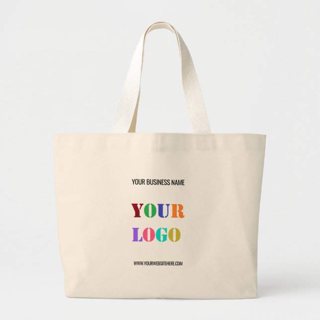 Votre logo d'entreprise Sac fourre-tout de société (Devant)