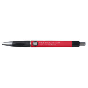 Votre logo d'entreprise Stylo promotionnel rouge