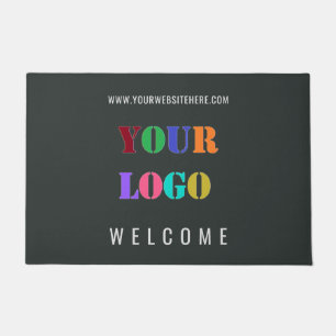 Votre logo et exemple de tapis de porte de texte p