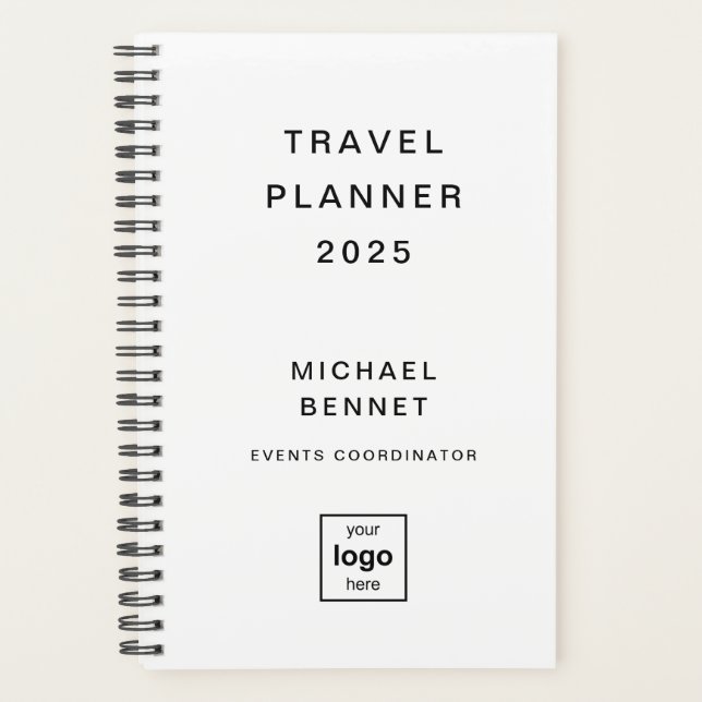 Votre Logo Ici Voyage Noir Et Blanc (Devant)