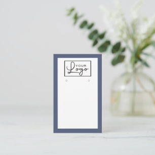 Votre logo Marine Bordure Bleue Carte d'oreille Co