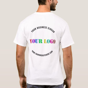 Votre Logo Nom Site Web Société T-Shirt Promotionn