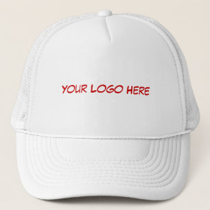 Votre logo sur le casquette blanc