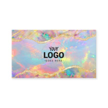 votre logo sur opal design carte de visite