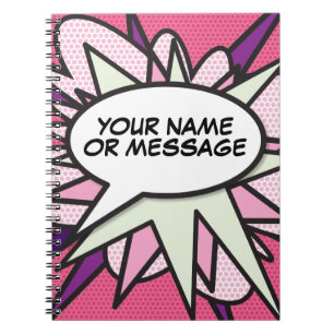 Votre message Allocution Bubble Rose Comique Livre