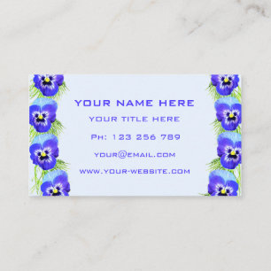 Votre modèle de carte de visite Design Violet Flow