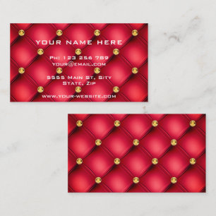 Votre modèle de carte de visite promotionnelle Red